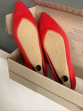 Rothy’s Red Women's Pointed Toe Flats